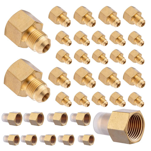 1/2" Flare x 1/2" FNPT Brass Adapter