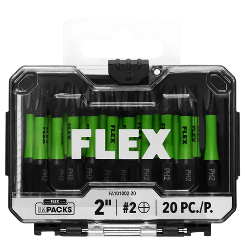 FLEX FA101002-20 2" PH2 Impact Driver Bit 20 Bulk