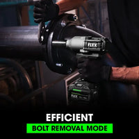 FLEX FX1471-1C 1/2" High Torque Impact Wrench Kit (1x5.0Ah Battery+160W Charger)