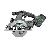 FLEX FX2131A-1C 6-1/2" In-Line Circular Saw Kit