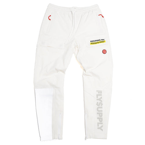 Happy Pockets Jogger (White) Fly Supply Co