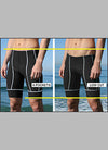 Mens De Soto Forza Tri Short 4-Pocket FTF2, Black (Small)