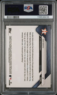 Graded 2025 Topps Now Cam Smith #9 Gold Foil /50 Rookie RC Baseball Card PSA 10 Gem Mint