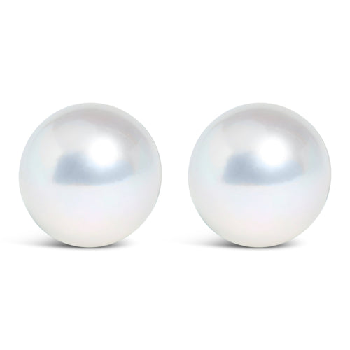 .925 Sterling Silver 5-5.5MM Cultured Freshwater Pearl Solitaire Stud Earrings