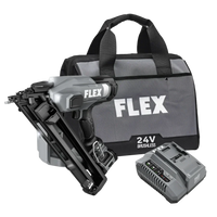 FLEX FX4311B-1A 15Ga Angled Nailer Kit (1x2.5Ah Battery+160W Charger)
