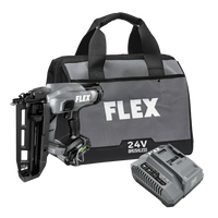 FLEX FX4321-1A 16Ga Straight Nailer Kit (1x2.5Ah Battery+160W Charger)
