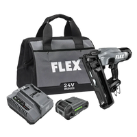 FLEX FX4321A-1A 16Ga Angled Nailer Kit (1x2.5Ah Battery+160W Charger)