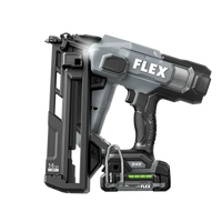 FLEX FX4321A-1A 16Ga Angled Nailer Kit (1x2.5Ah Battery+160W Charger)