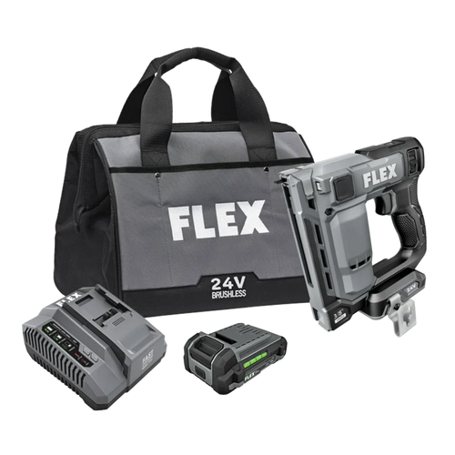 FLEX FX4521-1A 3/8" Stapler Kit (1x2.5Ah Battery+160W Charger)