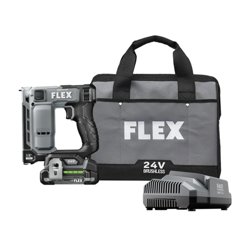 FLEX FX4521-1A 3/8" Stapler Kit (1x2.5Ah Battery+160W Charger)