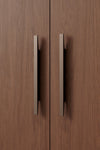 Dark Bronze "Facet" Drawer Pulls Euro • Knobs