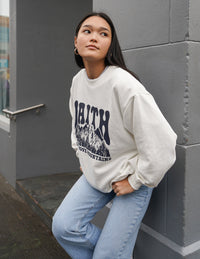 Faith Can Move Mountains Unisex Crewneck