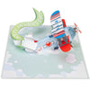 Happy Fathers Day Plane Pop Up Card
