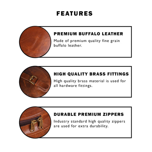 Rustic Buffalo Cymbal Case