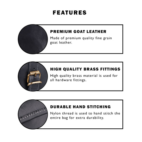The Retro Black +  FREE Toiletry Bag