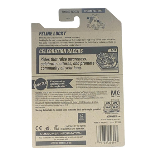 Hot Wheels Feline Lucky | Celebration Racers Series 9/10