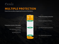 Fenix ARB-L21-5000 V2 Rechargeable 21700 Rechargeable Battery