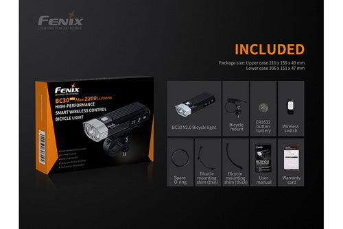Fenix BC30 V2 LED Bike Light