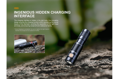 Fenix E09R Rechargeable High-Output Flashlight  - 600 Lumens