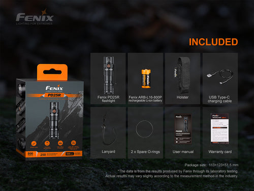 Fenix PD25R Rechargeable LED Flashlight Fenix Store