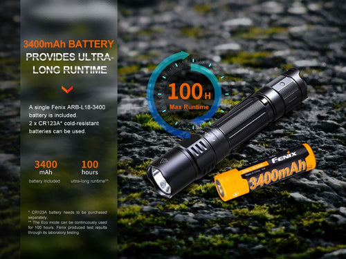 Fenix PD35R Compact Rechargeable Tactical Flashlight Fenix Store
