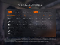 Fenix PD36R Pro 2800 Lumen Flashlight + FREE E03R V2 Keychain Light