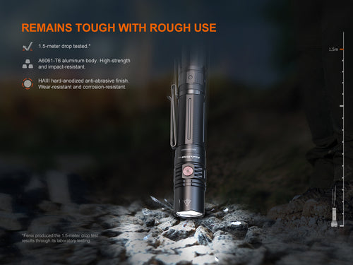 Fenix PD36R V2 Compact Rechargeable Tactical Flashlight - 1700 Lumens Fenix Store