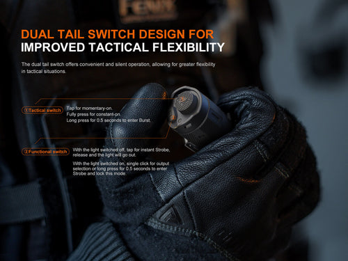 Fenix TK17 Dual Switch Tactical Flashlight Fenix Store