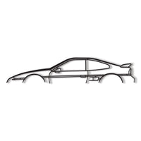 1987 Fiero Classic Metal Car Wall Art - MT0214