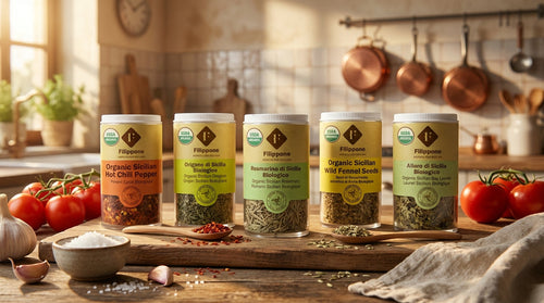 Filippone, Organic Crushed Oregano Seasoning, Italian Dried Oregano Shaker, 0.52oz (15g)