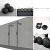 TGrip Commercial 4' Low Profile Wall Mount Rig Fitness Kits - 3x3 Steel - Functional Multi-Grip Pull-Up - Sandwich Style J-Hooks