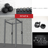 TGrip Basic Commercial 4 Post Rack Complete Kit- 3x3 Steel