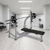 Flat Bench - Olympic - Muscle D Fitness - 11 Gauge Steel - Commercial Upholstery