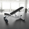 Flat to Incline Bench - Muscle D Fitness - 11 Gauge Steel - Commercial Upholstery - Seat and Back are Adjustable