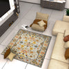 Premium Hand-Tufted Rug Made of 100% Wool  - Flora Meadow - 6x6 Feet