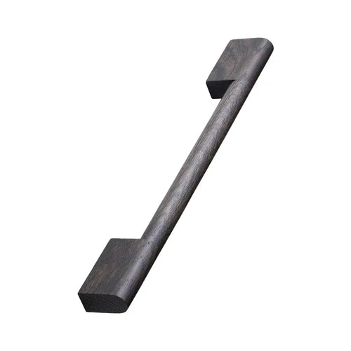 Dark Brown Oak Wood "Fortis" Drawer Pulls Euro • Knobs