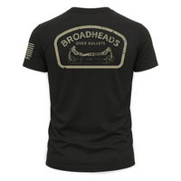 "Broadheads Over Bullets" Tee - Black