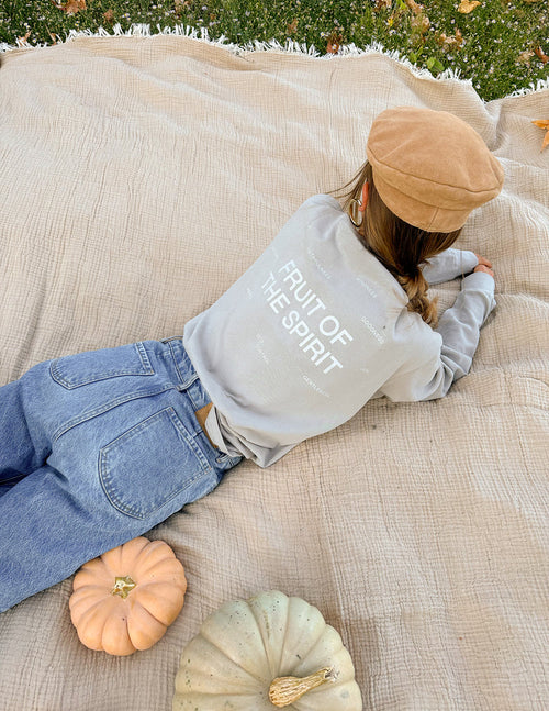 Fruit of the Spirit Grey LS Unisex Tee