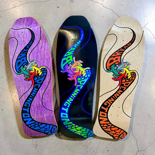 Bryan Pennington BBC Escher Lizard, Limited Edition, HAND-PAINTED, Deck 10.3"x30.5" (1 of 5)