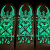 Ed Gein, Limited Edition, Hand-Painted GLOW-IN-THE-DARK Deck 10"x30” (1 of 5)