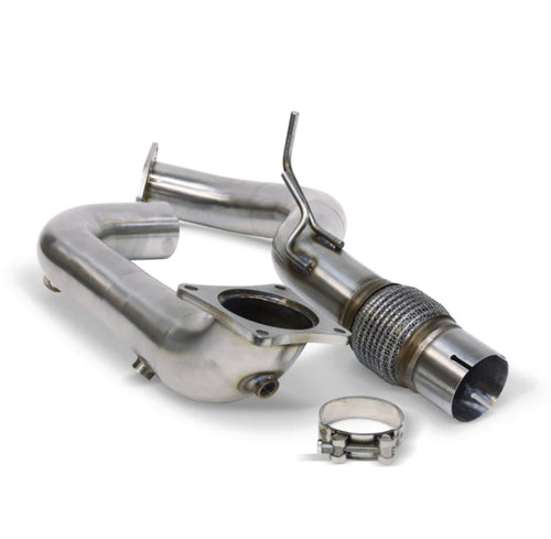 BLOX Racing 3" Turbo Downpipe Kit for 2017-2021 Honda Civic Type R FK8 | T304 Stainless Steel | BXEX-20902