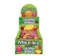 Mike and Ike Lollipop Rings (Box of 24)