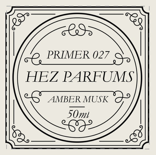Primer 027 (Fragrance Enhancer) – AMBER MUSK