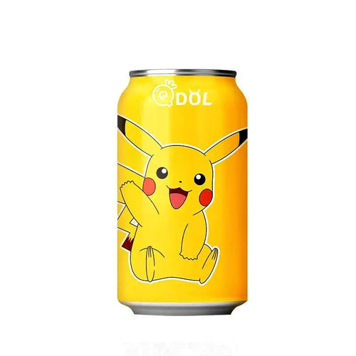 QDOL Original Citrus Flavor Pikachu Can (330mL) (China) 6-Pack