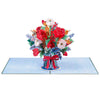 HugePop Joyous Flower Bouquet Pop Up Christmas Card