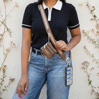 Clip & Go Strap w/Zippered Pouch Fun Dots
