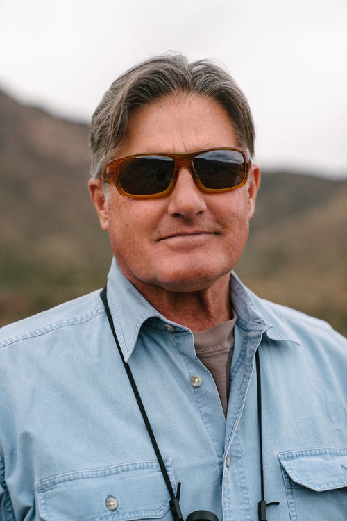 Teton | Amber Stripe | Polarized Brown Lens