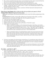 Horse Race Rules with progressive jackpot option!