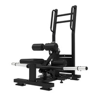 Excel Standing Hip Thrust - Muscle D Fitness - Plate Load Extension - Band Compatible - Adjustable Pads
