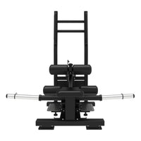 Excel Standing Hip Thrust - Muscle D Fitness - Plate Load Extension - Band Compatible - Adjustable Pads